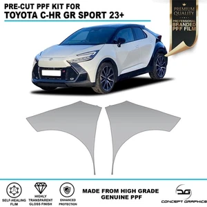 Full Wings Stone Chip Guard PPF Paint Protection for Toyota C-HR GR Sport TPU - Picture 1 of 4