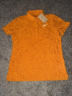 Nueva camisa polo de golf Nike Tour Dri-FIT ADV para mujer talla L DR5331-815 naranja Foto 1 de 4
