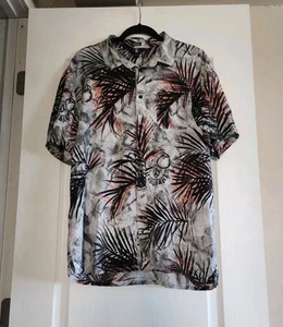 Volcom Classic Fit Palm Leaves Tropical Shirt Size 2XL - Picture 1 of 4