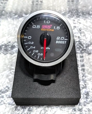 Medidor SUBARU STI Boost 52 mm - Fuera de impresión, se adapta a GC8, VAB, WRX, Impreza, Legacy Foto 1 de 4