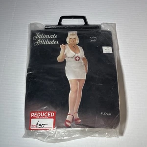 Vintage Intime Attitudes Krankenschwester Betty Kostüm Erwachsene Outfit Freche Krankenschwester #X7195 - Bild 1 von 11