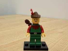 LEGO Forestman Minifigure Red PLUME/Arms 6066 Camouflaged Outpost Castle cas137a