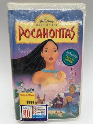 Pocahontas (VHS, 1996) Walt Disney Masterpiece Collection Foto 1 de 3