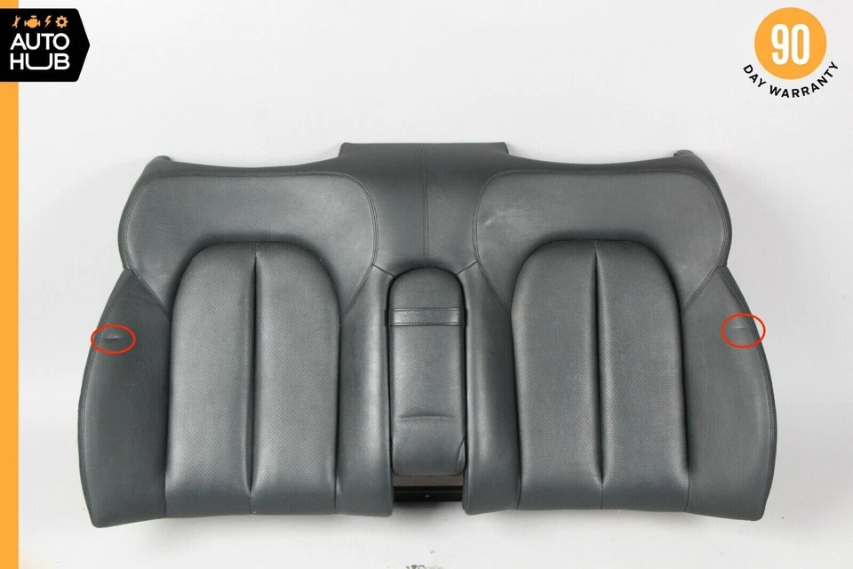 98-03 Mercedes W208 CLK430 CLK320 Rear Top Upper Seat Cushion Black OEM - Image 1 of 4