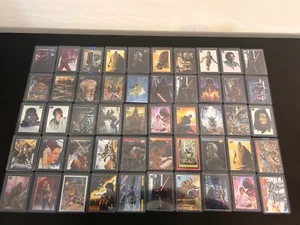 50 Card Topps Chrome Galaxy FINEST Star Wars Refractor BASE Lot LOADED RESALE 3 - Picture 1 of 2