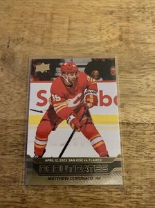 Matthew Coronato - 2023-24 Upper Deck Series 1 Debut Dates #DD-11 - GOLD SP