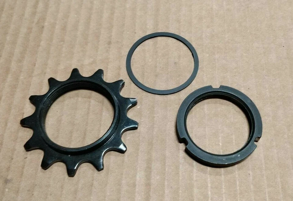NEW! Bike Bicycle 13T Teeth Track Fix Cog 1/8 Black Fixie Bicycle Part Cruiser - Image 1 of 1