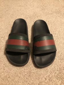 Gucci Black Slide Sandals for Men for sale | eBay