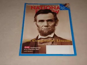 THE CONSERVATIVE LINCOLN * RICHARD NADLER February 2009 NATIONAL REVIEW MAGAZINE - Imagen 1 de 2