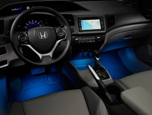 Kit de iluminación interior LED azul genuino OEM Honda Civic 2013 (08E10-TR0-100D Foto 1 de 2