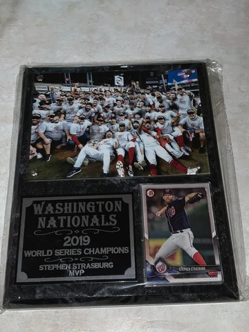MLB Baseball Washington Nationals World Series Plaque MVP New Cover