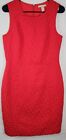 Belle robe buisness rouge texturée Tanana Republic, neuve avec étiquette, taille 10