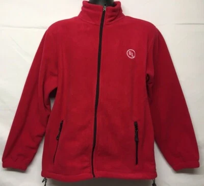 Chaqueta polar Devon & Jones para mujer manga larga cremallera completa roja poliéster talla pequeña Foto 1 de 4