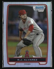 R.J. Alvarez 2012 Bowman Draft Picks & Prospects Refractor #BDPP46  Baseball