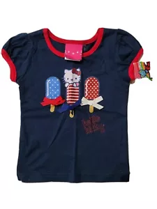 Hello Kitty T Shirt popsicle red white blue Infant / Toddler sizes 24M NWT (P) - Picture 1 of 1