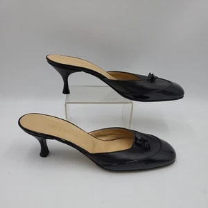 Cole Haan Women's City Black Patent Leather Mules Size 9.5 B - Picture 1 of 6