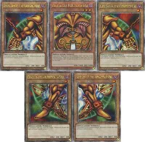 Complete Exodia The Forbidden 5 cards Mint Quarter CENTURY * Secret * QCSR set - Picture 1 of 6