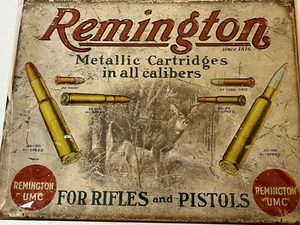 Tin Metal poster from REMINGTON - Picture 1 of 1