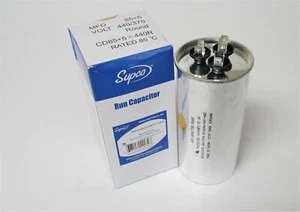 Air Conditioning HVAC Round Dual Motor Run Capacitor 85 + 5 MFD 440 Volt - Picture 1 of 5