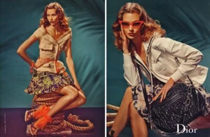 Christian Dior Steven Meisel Karlie Kloss 2011 anuncio de revista de 2 páginas - Imagen 1 de 1