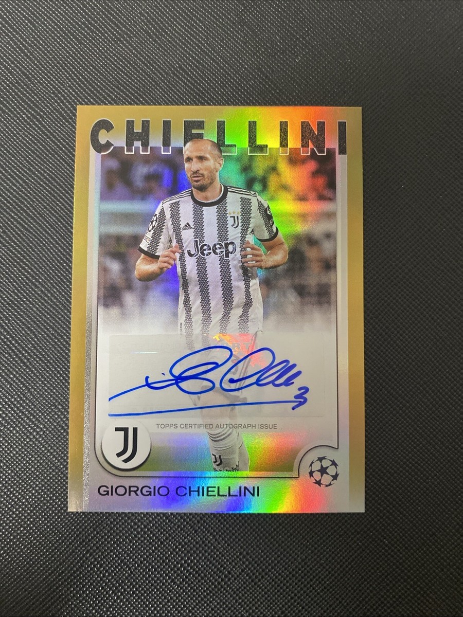 topps UCC 24/25 Giorgio Chiellini auto（Voggt - buy 1 * SPOT 