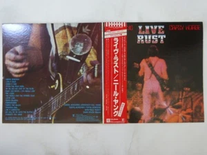 Neil Young & Crazy Horse Live Rust Reprise P-5575~6R Japan VINYL LP OBI - Picture 1 of 3