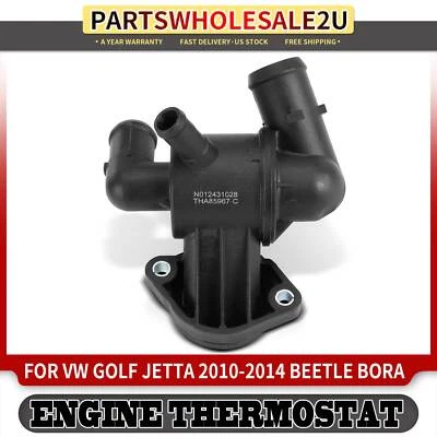 Conjunto de carcasa de termostato para Volkswagen Golf Jetta 10-14 Audi TTS Quattro 2,0 L Foto 1 de 4