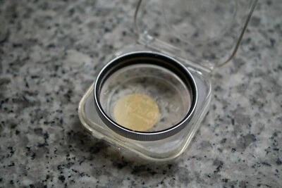 Leica E41 41mm UVa Filter  Silver Chrome  13205 for M35/f1.4 Steel Rim with Case - Image 1 of 4