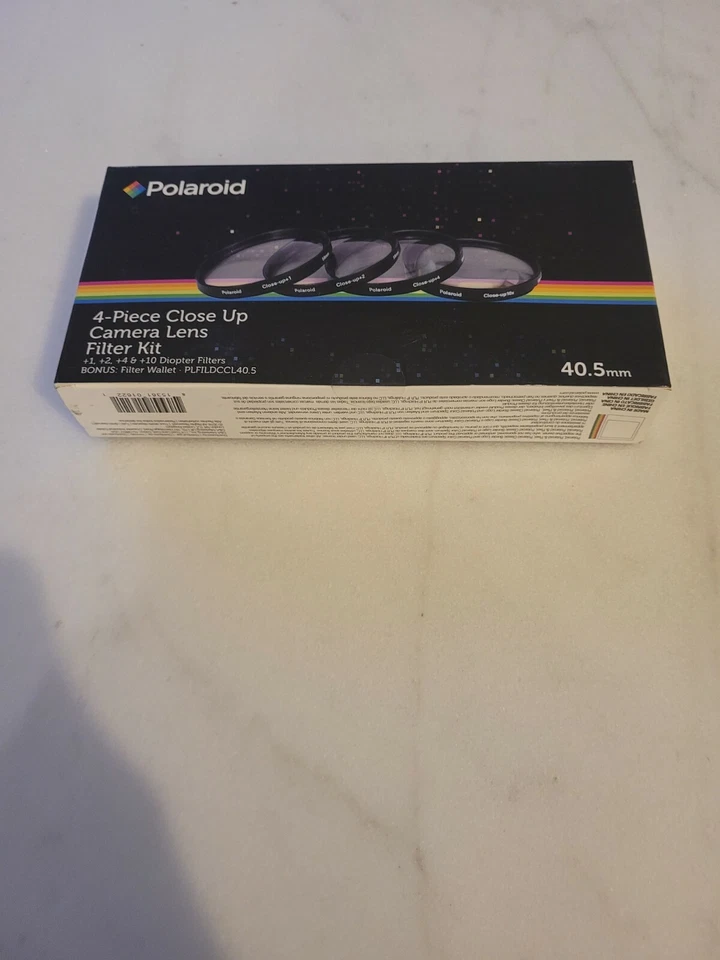 Polaroid 40.5mm 4 Piece Close Up Camera Lens Diopter Filter Kit- 1, +2, +4, +10 - Image 1 of 4