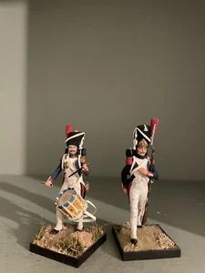 Toy Soldiers. French Imperial Guard x 2. Drummer and Guardsman . Historex - Picture 1 of 7