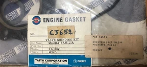 3 X VALVE GRINDING ENG. GASKET KIT CJ652 TAIYO FIT MAZDA FAMILIA 1300 (STB) - Bild 1 von 3