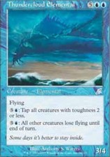 4x Thundercloud Elemental MTG Scourge NM Magic Regular