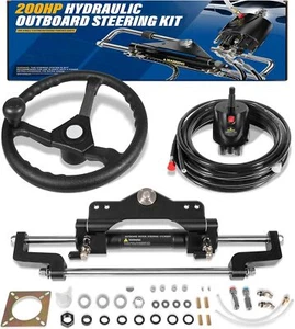 Kit de dirección hidráulica marina de 200 HP para Yamaha, la mayoría de los barcos fueraborda - Imagen 1 de 9