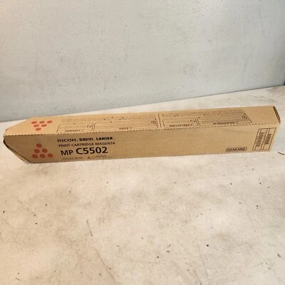 Tóner Magenta Ricoh 841753 MP C5502 Genuino Nuevo OeM Sellado En Caja Envío Gratis Foto 1 de 2