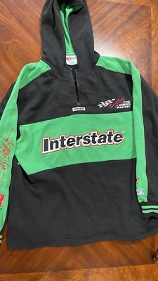 Pre-owned Chase Authentics brand, "Interstate" 1/4 zip hooded sweatshirt size L - Image 1 of 4