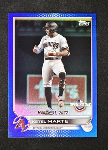 2022 Opening Day Base Blue Foil #217 Ketel Marte - Arizona Diamondbacks