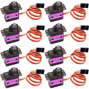 8 Stück Servo MG90S Metalgetriebe Mini Micro Servo JR Stecker Flugzeug Ruderhorn - Bild 1 von 15
