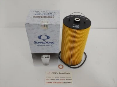 GENUINE NEW SSANGYONG MUSSO SPORTS 2.9L DIESEL&TURBO DIESEL ALL MODEL OIL FILTER - image 1 of 4