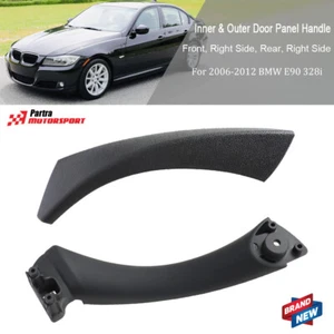 For BMW E90 328i Right Side Pull Trim Cover Inner+Outer Door Panel Handle - Picture 1 of 10