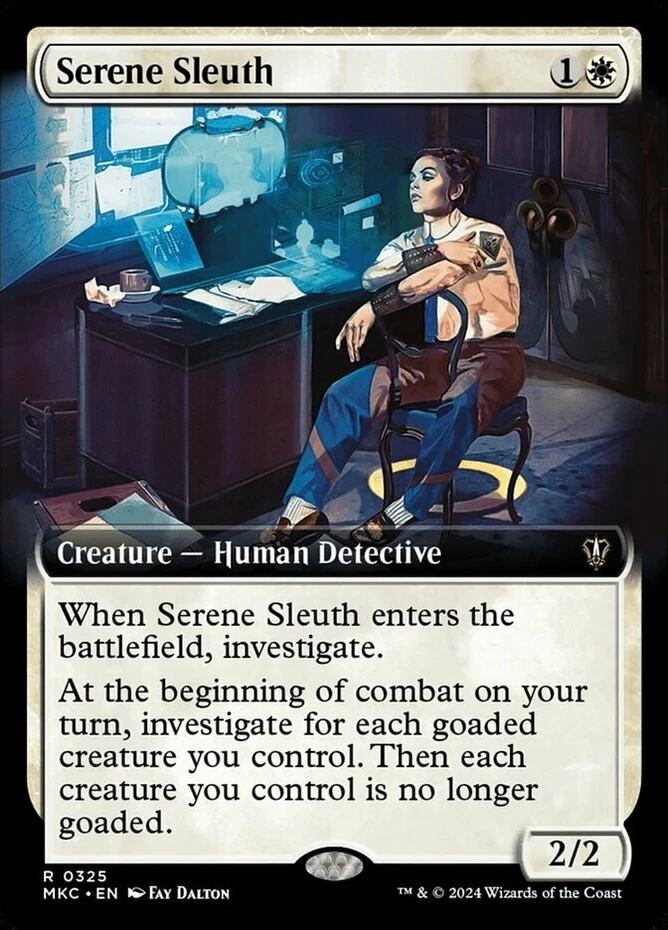 x1 Serene Sleuth - Extended Art - Commander: Murders at Karlov Manor - NM - MTG - Image 1 of 1