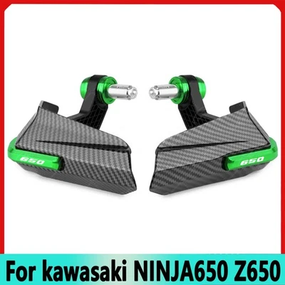 Motorcycle Handguard Grips Handle Shield Windshield For kawasaki NINJA650 Z650 Foto 1 de 4