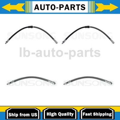 Para Mercedes-Benz GLK250 2014 2015 2,1 L línea de manguera de freno delantero trasero Sunsong 4 piezas Foto 1 de 4