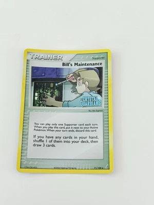 Pokemon TCG BILLS MAINTENANCE 71/100 Holo Stamped Ex Crystal Gardens - Image 1 of 4