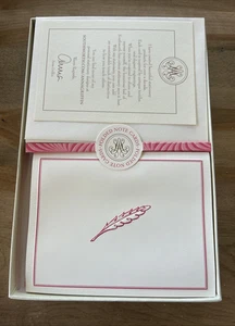 Anna Griffin FEINE BAUMWOLLE BRIEFPAPIER *FEDERSTIFT DESIGN* ~ 19 NOTIZEN + 19 UMSCHLÄGE - Bild 1 von 9