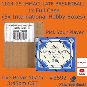 JAKOB POELTL 2024-25 IMMACULATE BASKETBALL INTERNATIONAL 1x Case PYP BREAK 2592 - Picture 1 of 1