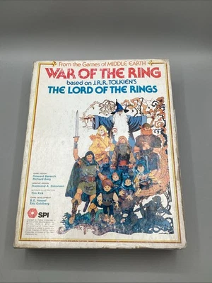 War of the Ring - SPI 1790 - Vintage Lord of the Rings  Board Game 1977 Complete - Image 1 of 4