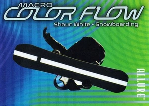 Shaun Blanco #CF2-3 Macro Flujo de Color 2025 Cubierta Superior Allure SE Snowboard - Imagen 1 de 2