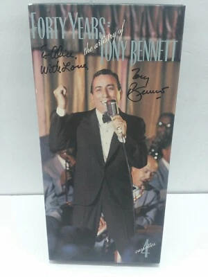Special Promo Forty Years the Artistry of Tony Bennett 4 Tape Set Signed-See Pic - Image 1 of 4