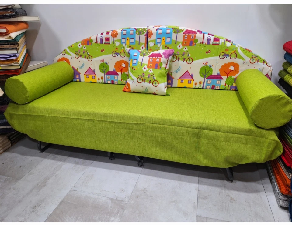 completo cuscini per letto a ponte o cassettone Dis.casette - Immagine 1 di 1