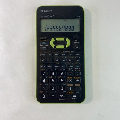 Sharp EL-531X Advanced D.A.L Scientific Calculator without Cover Tested Working - Image 1 of 4